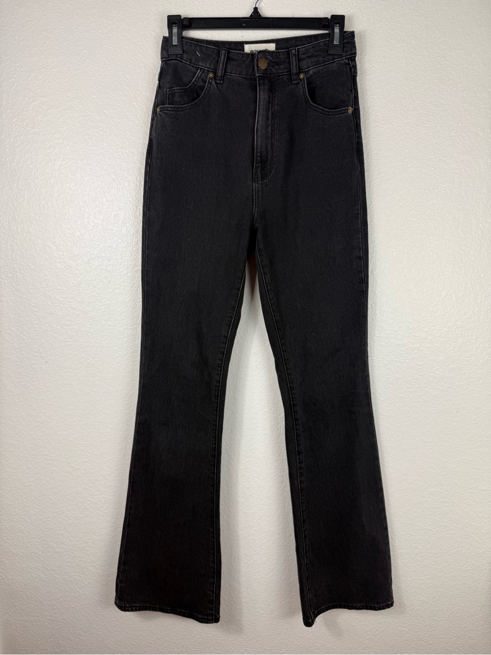 Rolla’s duster bootcut high rise slim black denim size 26